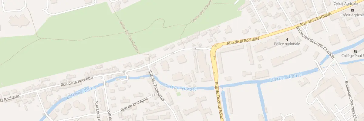 Plan du 33 Rue de la Rochette à Évreux