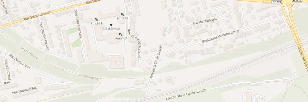 Plan du 18 Rue de la Cavée Boudin à Évreux