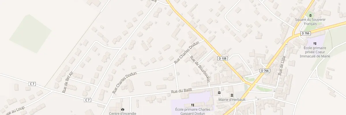 Plan du 5B Rue Charles Dodun à Herbault