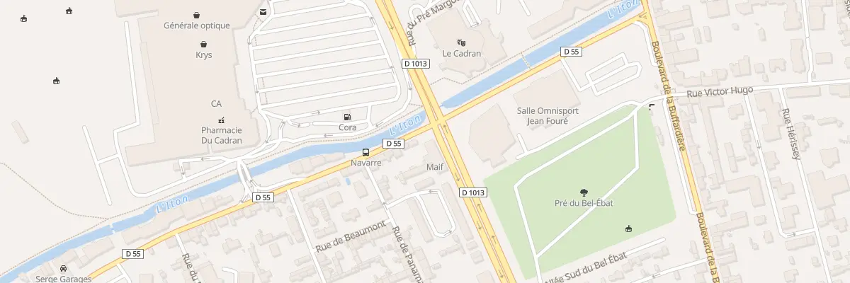Plan du 3 Av Aristide Briand à Évreux