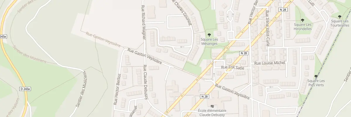 Plan du 26 Rue Charles Gounod à Rouen