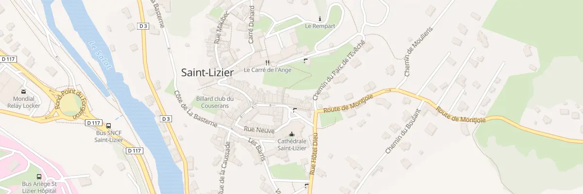 Plan du 4 Rue du Carre de l’Eveque à Saint-Lizier