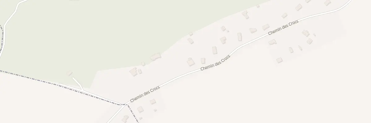 Plan du 3279 Che des Crocs à Bérat
