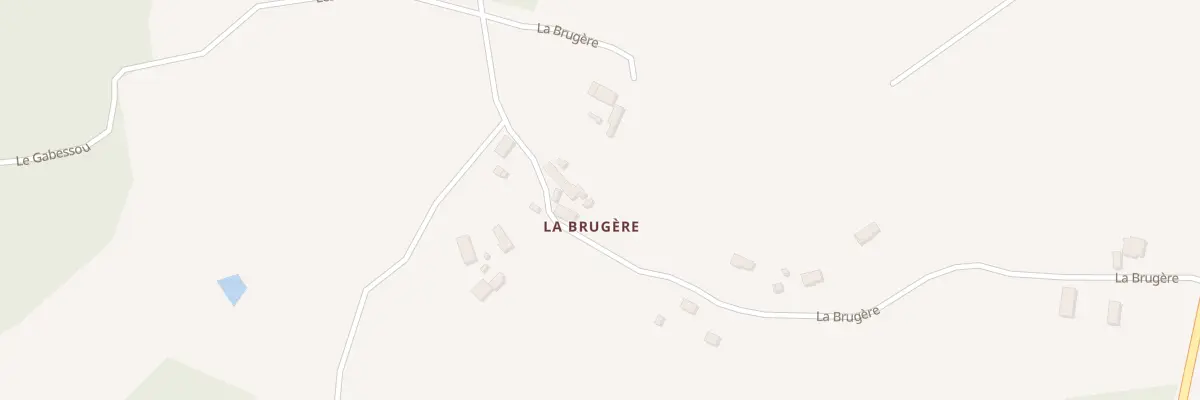 Plan du 358 La Brugère à Angoisse