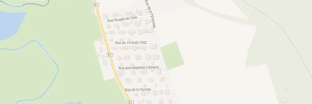 Plan du 20 Rue du 19 Août 1942 à Arques-la-Bataille