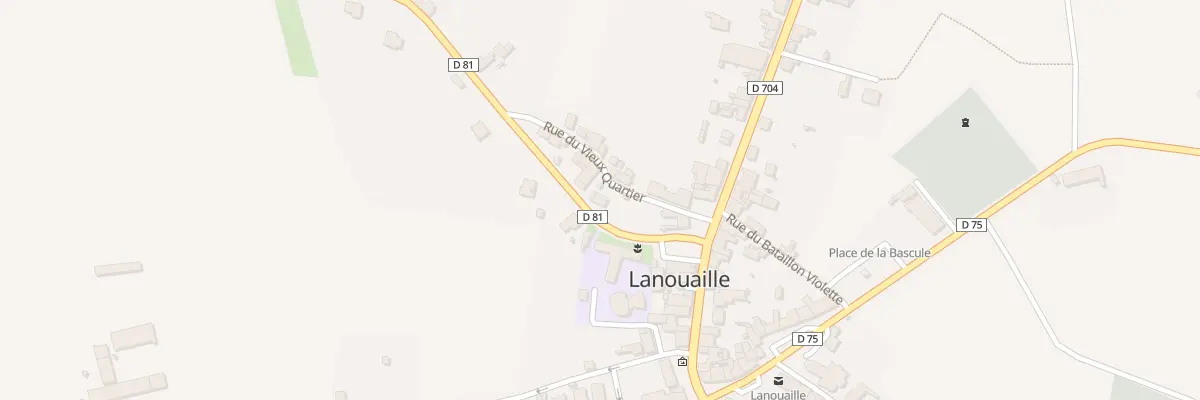 Plan du 5 Rue de la Durantie à Lanouaille