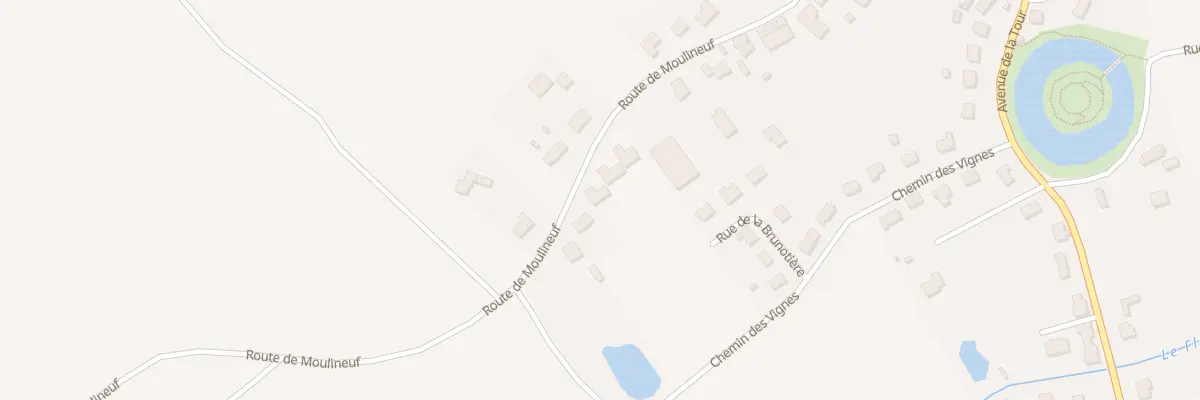 Plan du 22 Rte de Moulineuf à Coulommiers-la-Tour