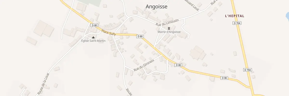 Plan du 8 Rue d’Aquitaine à Angoisse