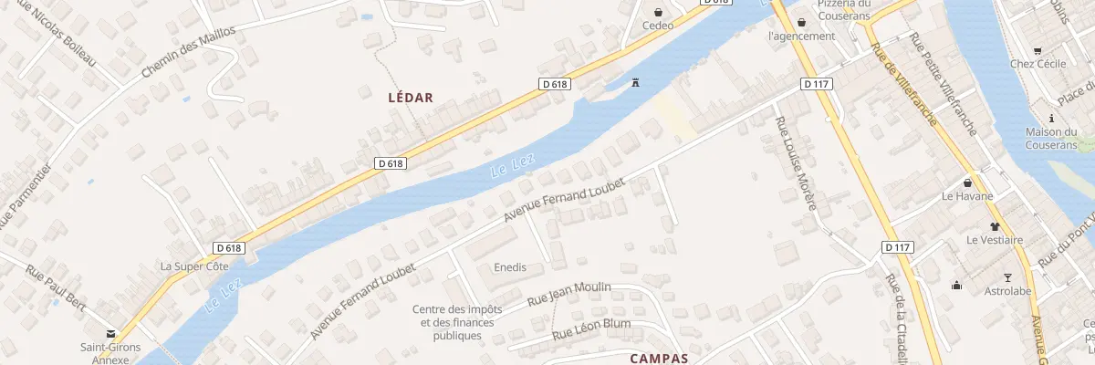 Plan du 52 Av Fernand Loubet à Saint-Girons
