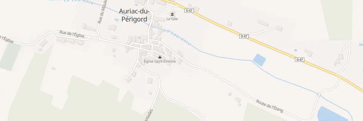 Plan du 132 Le Bourg à Auriac-du-Périgord