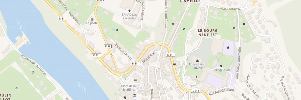 Plan du 25 Rue Ernest Marcouly à Puy-l’Évêque