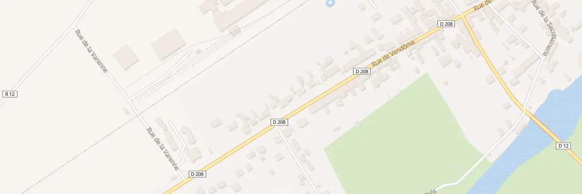 Plan du 49 Rue de Vendôme à Pezou