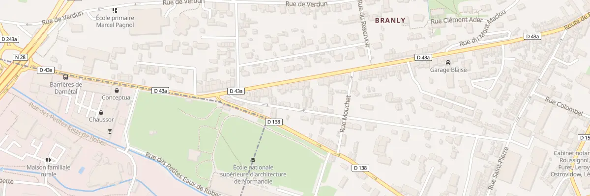 Plan du 123 Rte de Rouen à Darnétal