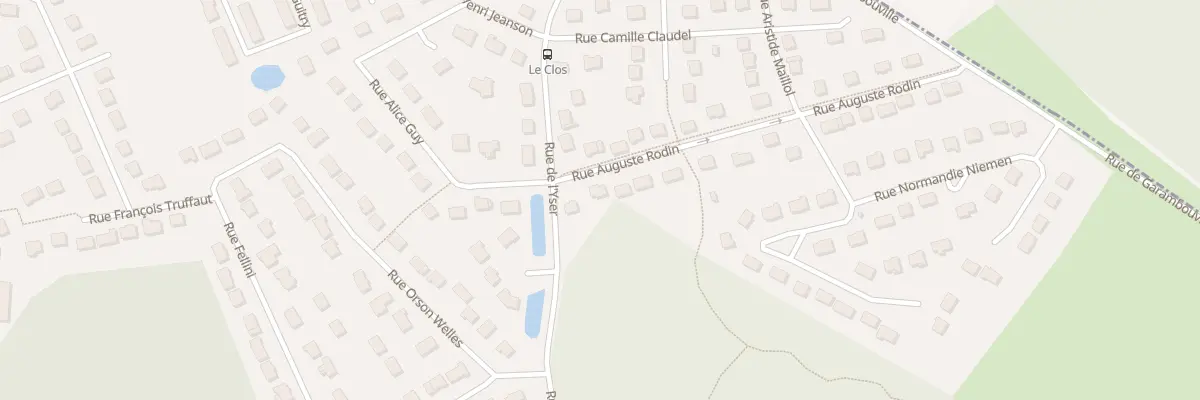 Plan du 4 Rue Auguste Rodin à Évreux
