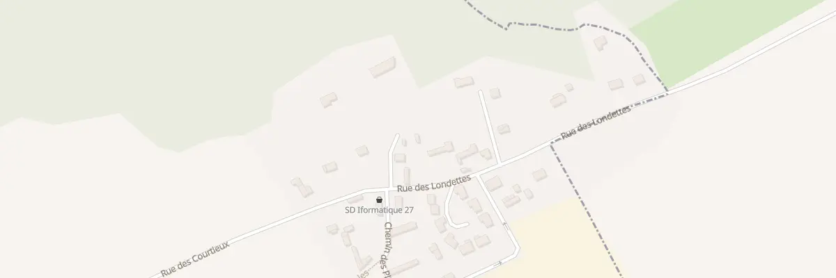 Plan du 2 Che des Vais à Hondouville