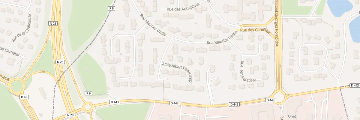 Plan du 1 All Albert Beaucamp à Bihorel