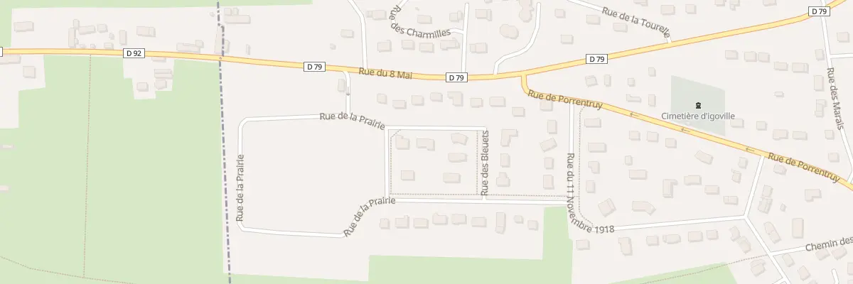 Plan du 171 Rue des Bleuets à Igoville