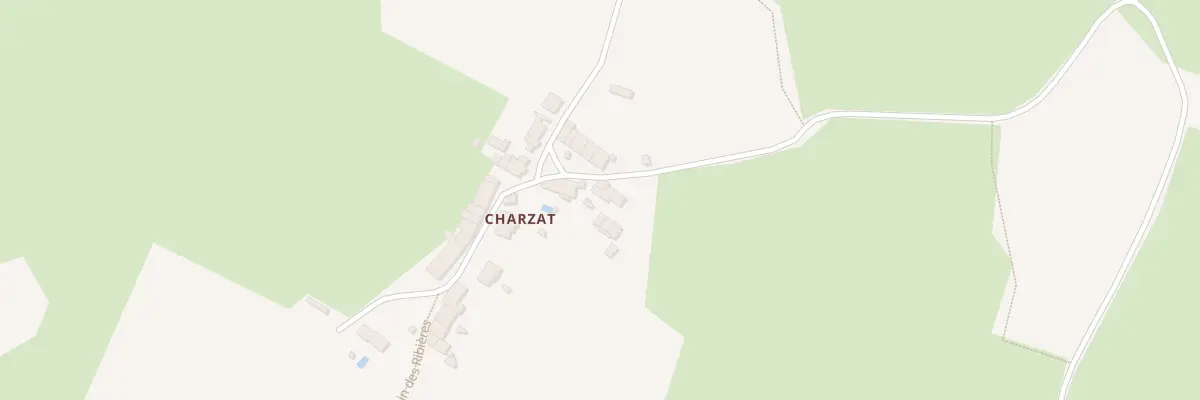 Plan du 3 Charzat à Droux