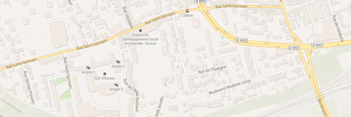 Plan du 14B Rue de la Cavée Boudin à Évreux