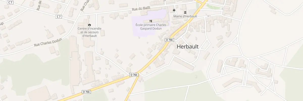 Plan du 25 Rue de Touraine à Herbault