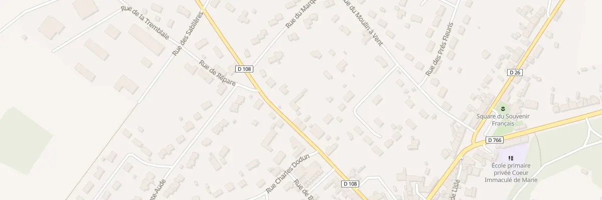 Plan du 15 Rue du Perche à Herbault