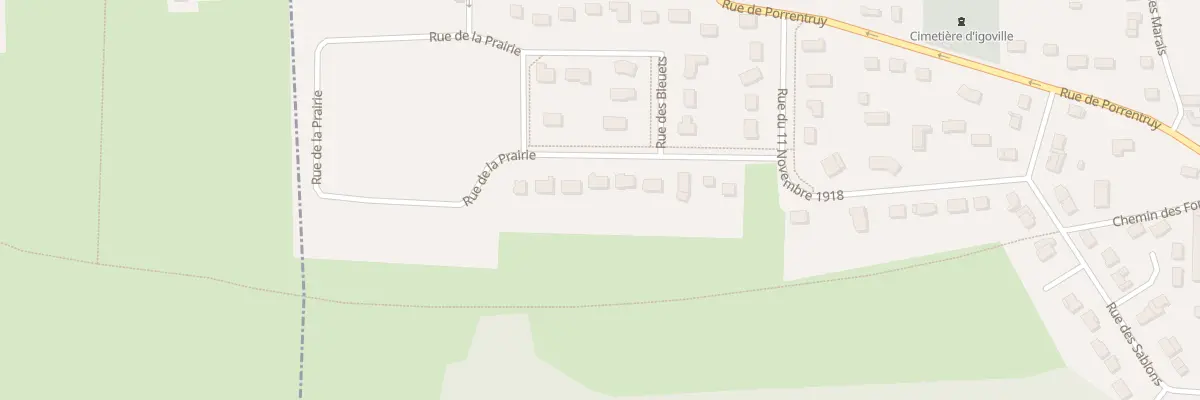 Plan du 133 Rue de la Prairie à Igoville