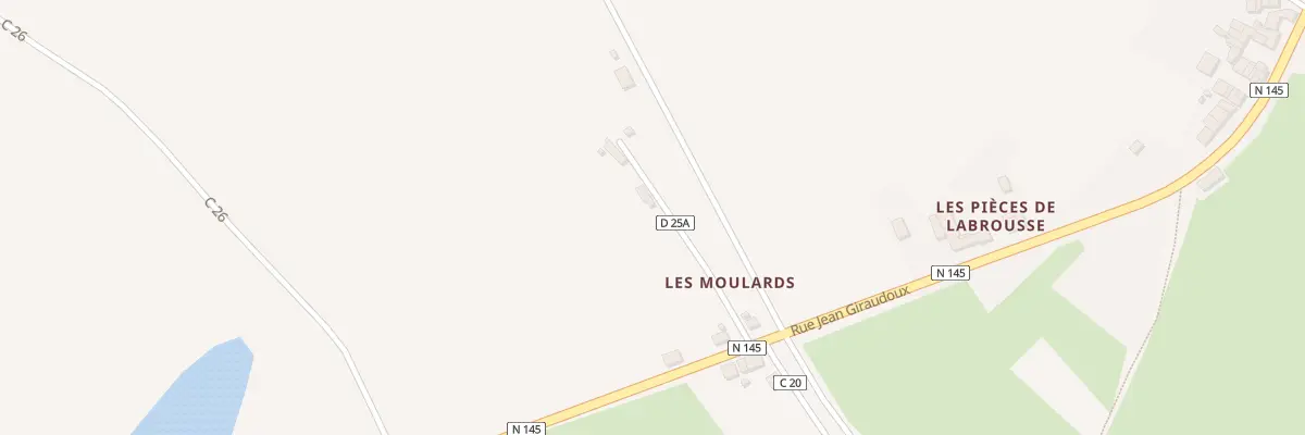 Plan du 8 La Gare à Droux