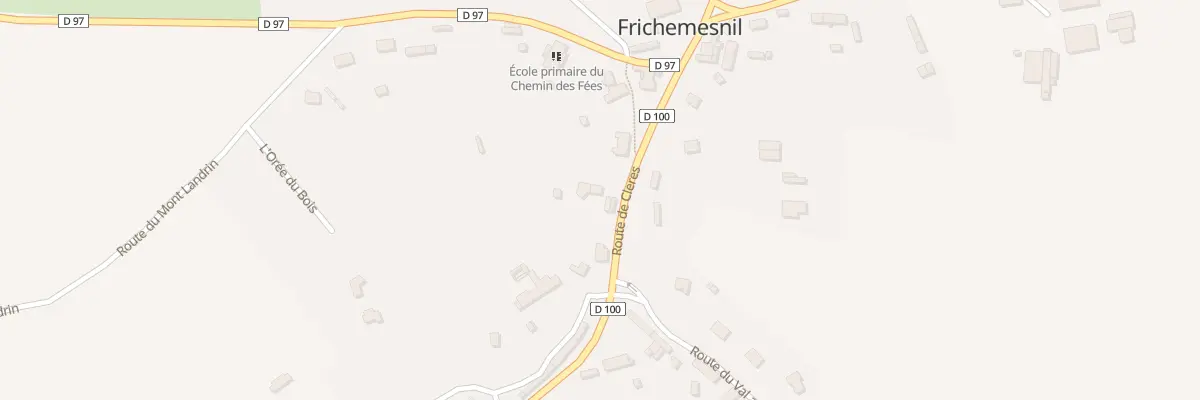 Plan du 118 Rte de Cléres à Frichemesnil