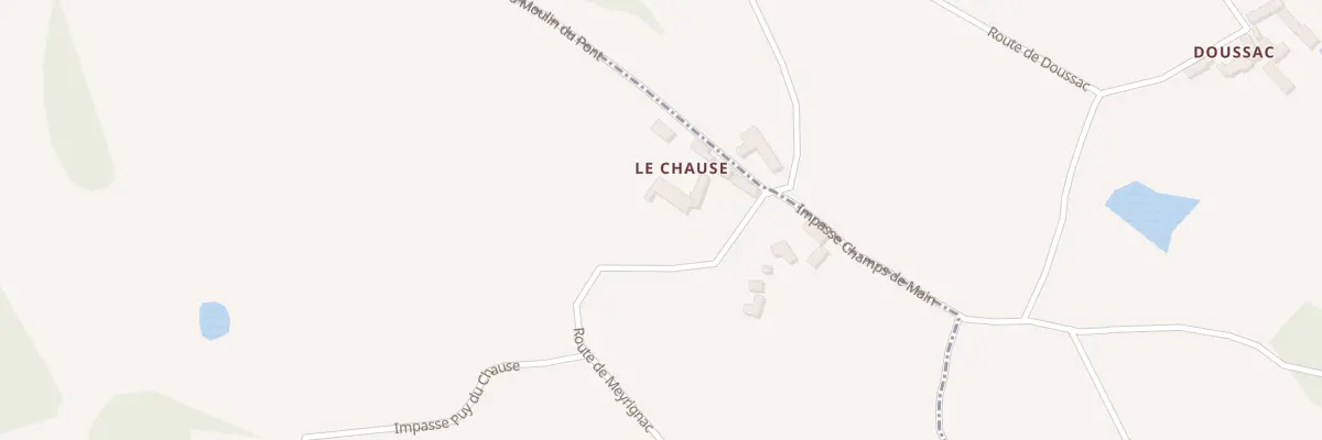 Plan du 1963 Rte de Meyrignac à Anlhiac