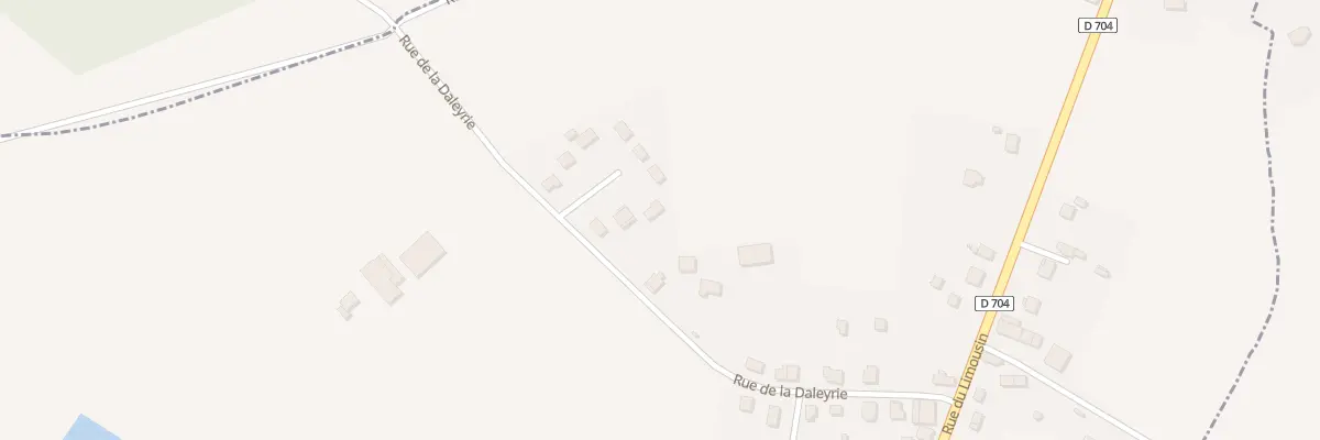 Plan du 6 All des Pommiers à Lanouaille