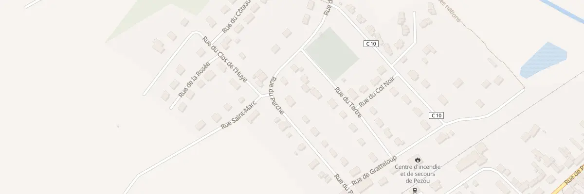 Plan du 23 Rue du Perche à Pezou
