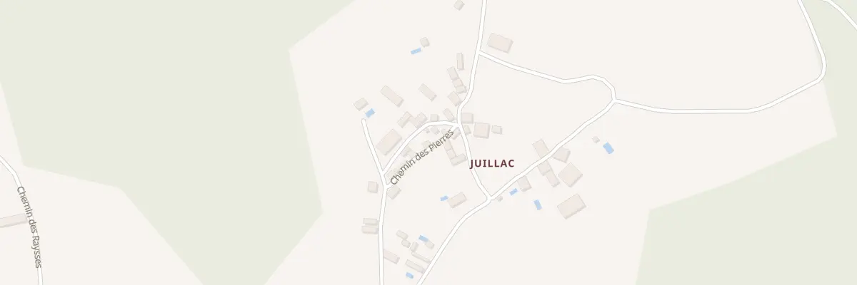 Plan du 32 Juillac à Saint-Laurent-la-Vallée