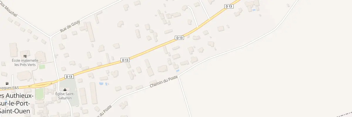 Plan du 670 Rue du Docteur Gallouen aux Authieux-sur-le-Port-Saint-Ouen