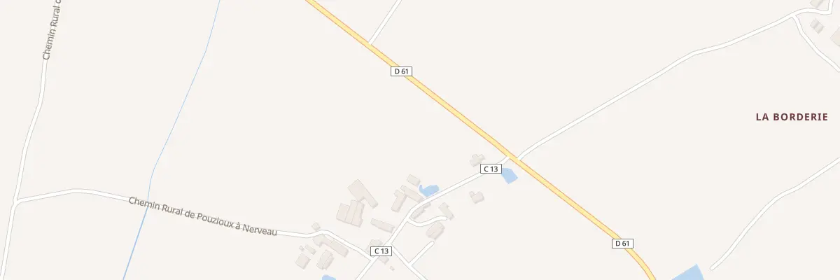 Plan du 17 Rte de Nerveau au Blanc