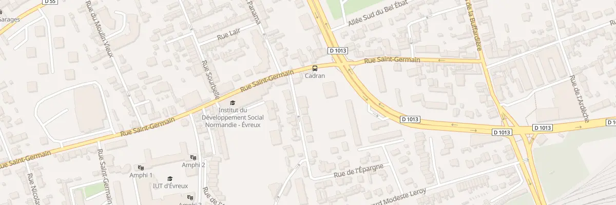 Plan du 3 Rue de la Cavée Boudin à Évreux