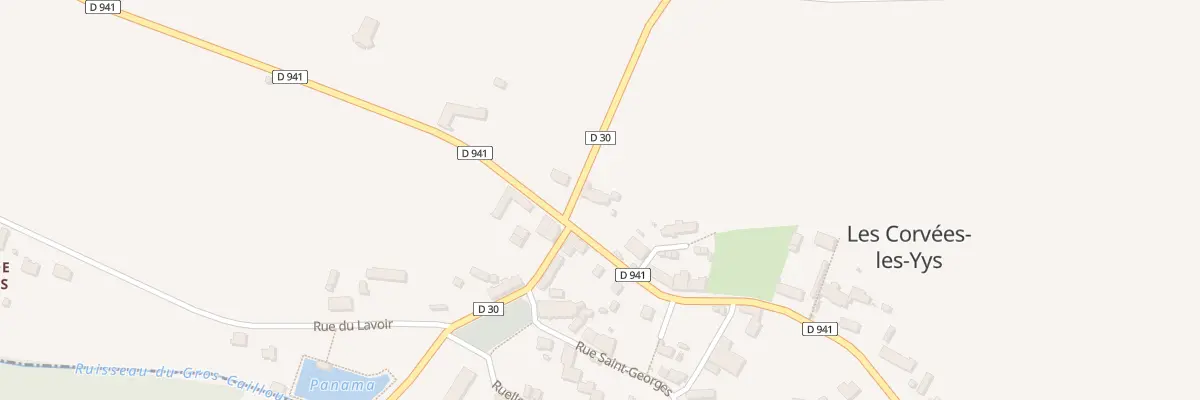 Plan du 2 Rue de la Gâtine aux Corvées-les-Yys