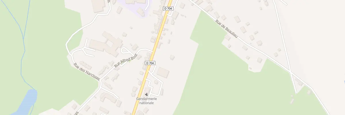 Plan du 38 Rue du Périgord à Lanouaille