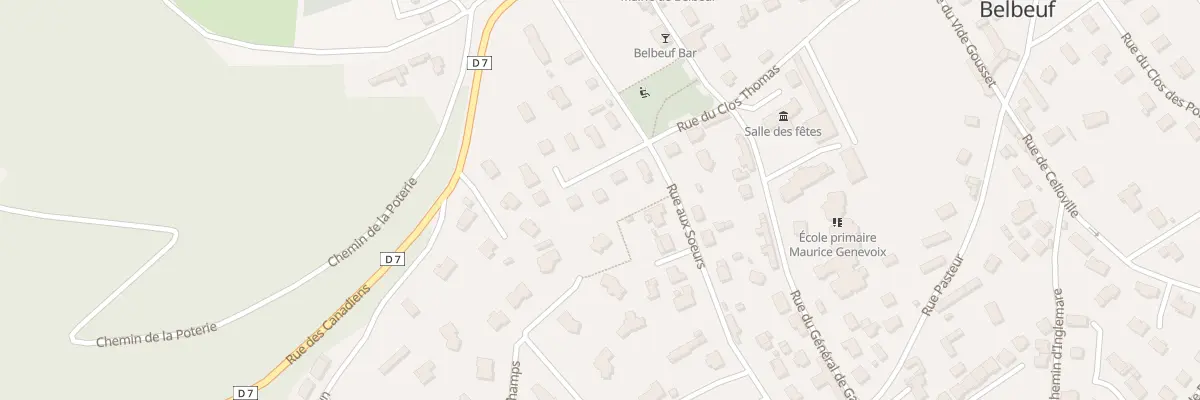 Plan du 19 Rue aux Soeurs à Belbeuf