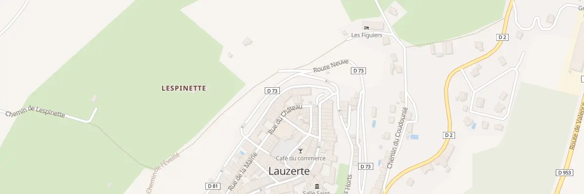 Plan du 19 Rue du Château à Lauzerte
