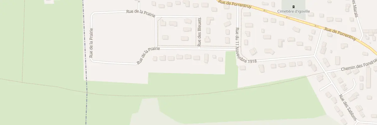 Plan du 127 Rue de la Prairie à Igoville