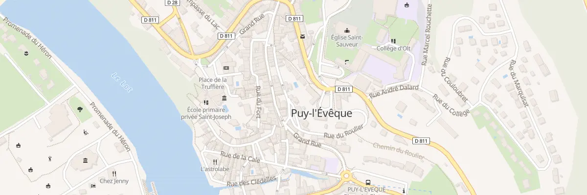 Plan du 2 Rue du Carmel à Puy-l’Évêque