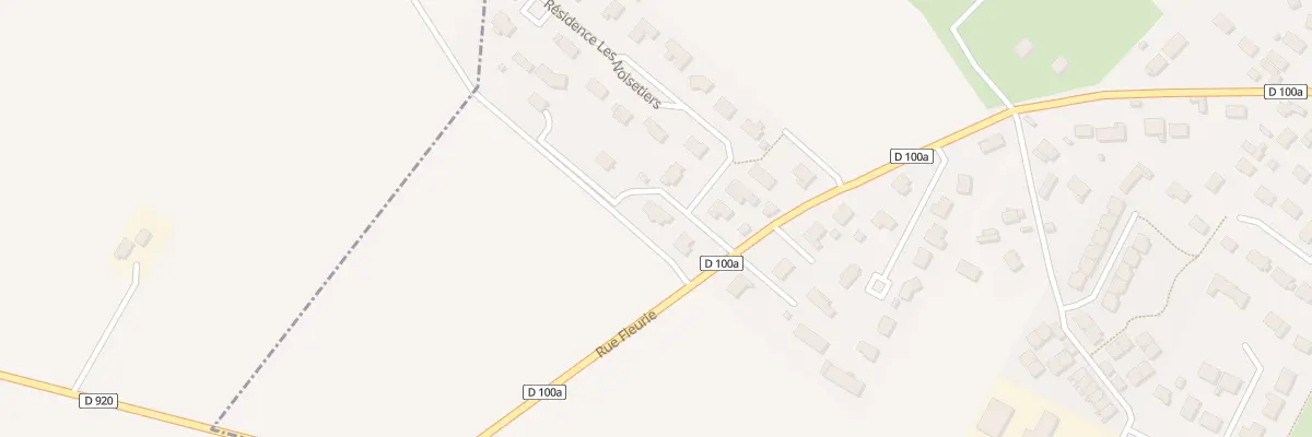 Plan du 1B Rue Fleurie à Grèges