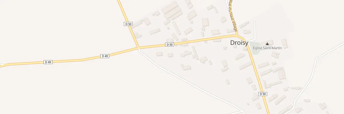 Plan du 7 Rue des Marronniers à Droisy