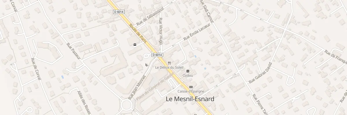 Plan du 130 Rte de Paris au Mesnil-Esnard