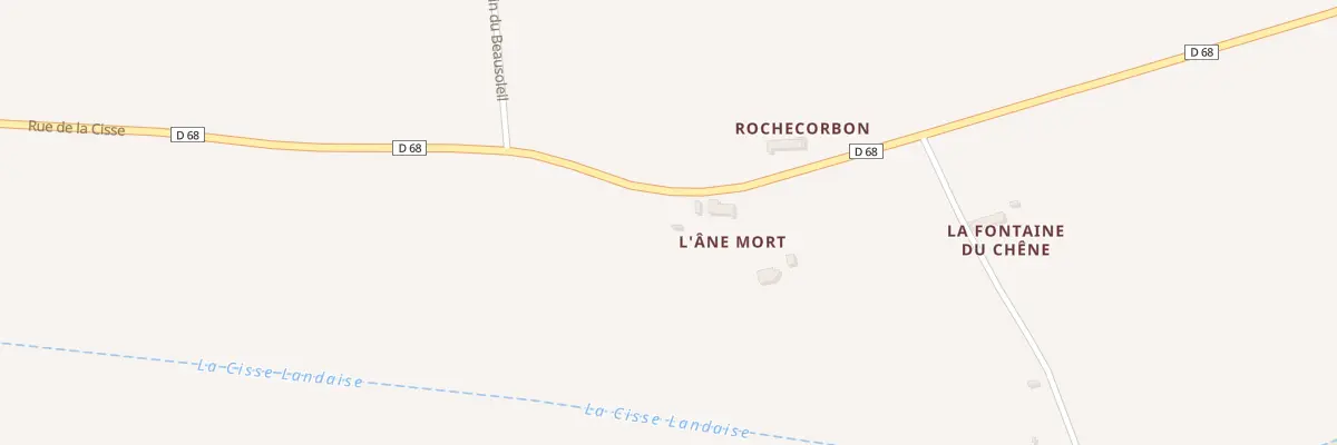 Plan du 1 L’Ane Mort à Lancôme