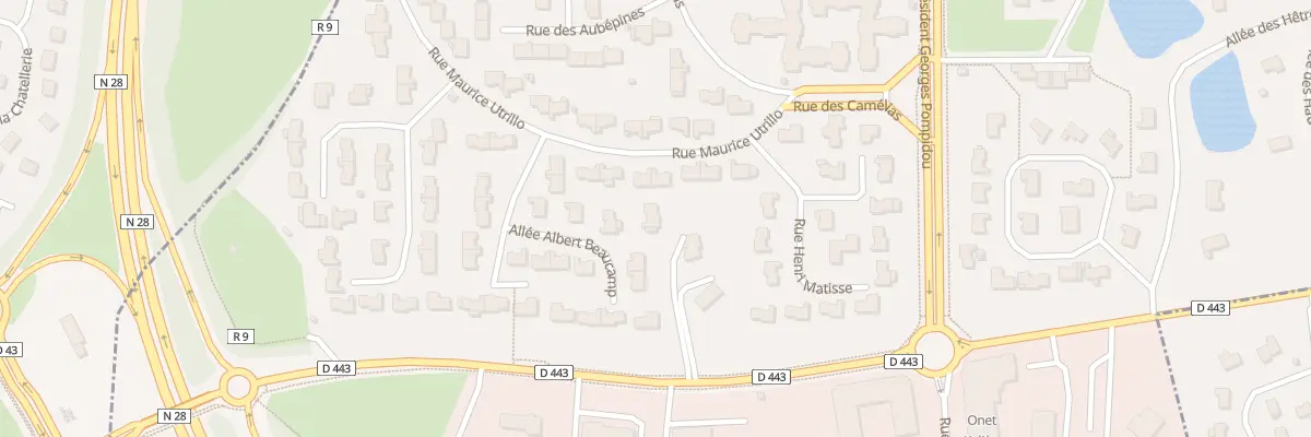 Plan du 5 All Albert Beaucamp à Bihorel
