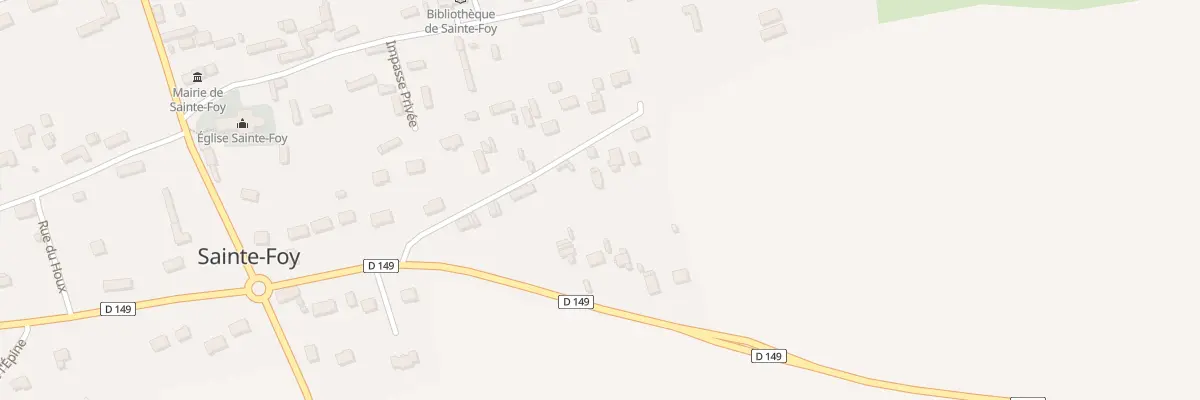 Plan du 6 Imp des Prés à Sainte-Foy