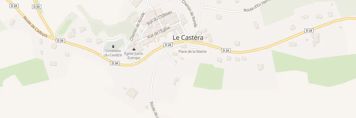 Plan du 1 Imp du Puits au Castéra