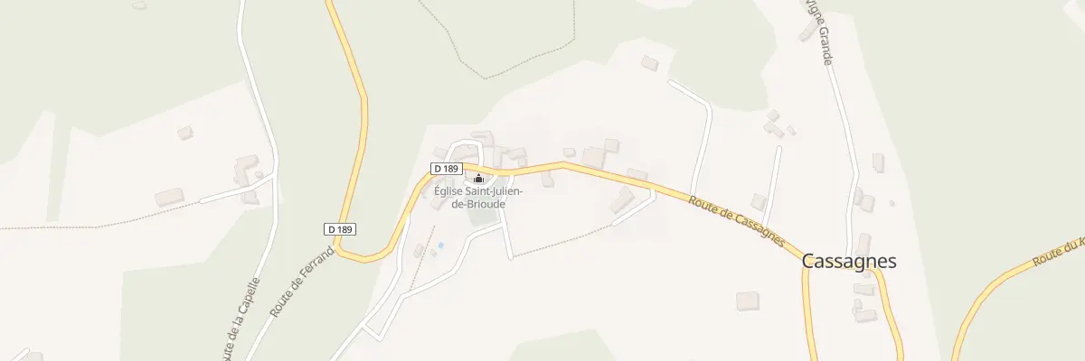 Plan du 5006 Cassagnes à Cassagnes