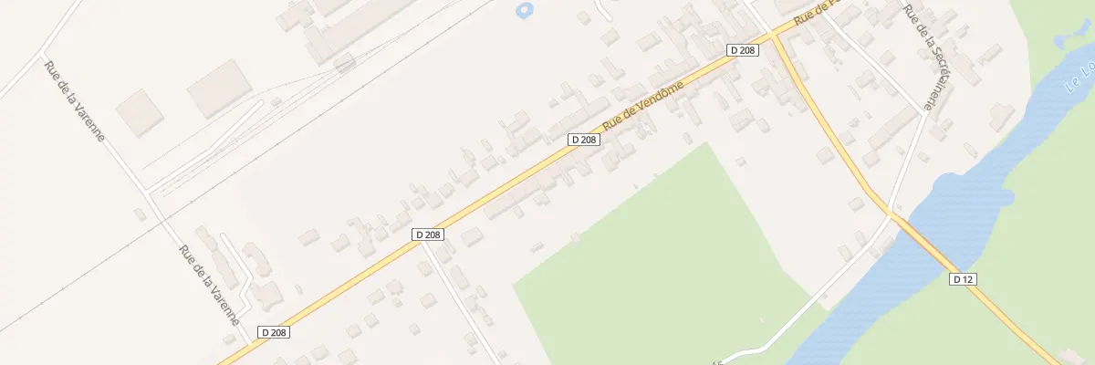 Plan du 34 Rue de Vendôme à Pezou